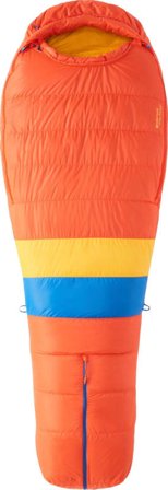 Marmot Men's Always Summer - Long Men down sleeping bags Orange Dual Zipper