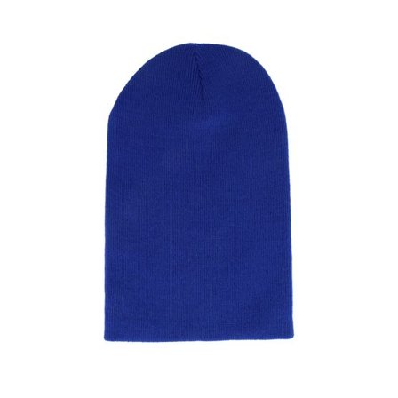 Beechfield - Blå cuff Beanie - Kids Bright Royal Junior Cuff @ Hatstore