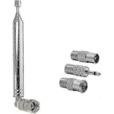 75 Ohm Teleskopisk DAB Radio Antenne Til Hifi Av Receiver Mini System, FM