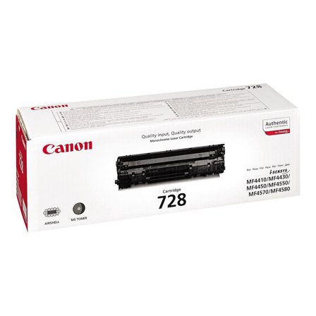 Canon Toner, 728, 3500B002AA, svart, singelförpackning - Lyreco - Toner och bläck - Tonerkassetter - Toner Canon