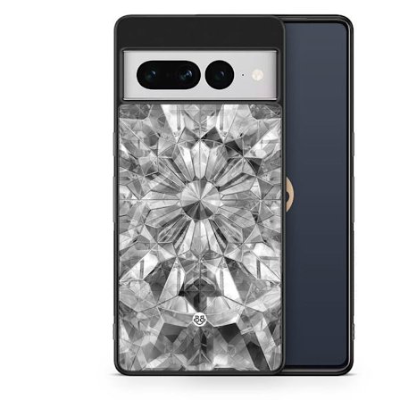 Bjornberry Skal Google Pixel 7 Pro - Grå Kristaller