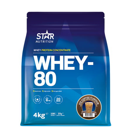 Star Nutrition Whey-80 Myseprotein 4 kg
