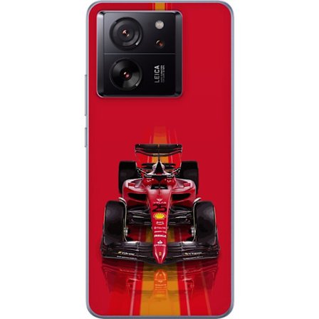 Kompatibel Mobilcover til Xiaomi Xiaomi 13T Pro Ferrari Formel 1-bil i ikonisk rød design med sportslig præcision