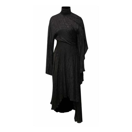 Balenciaga Midi Kjole Sort, Dame