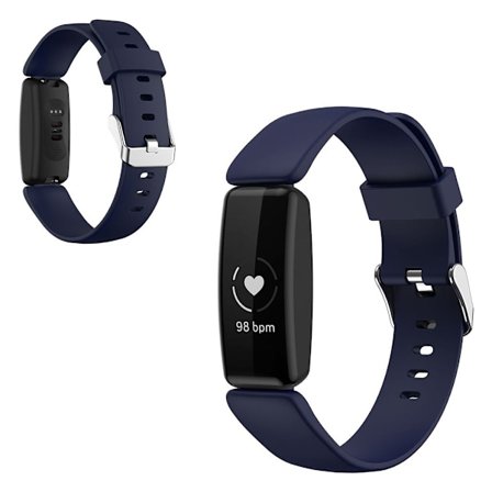Fitbit Inspire 2 silikon klockarmband - Midnight blå Storlek: L