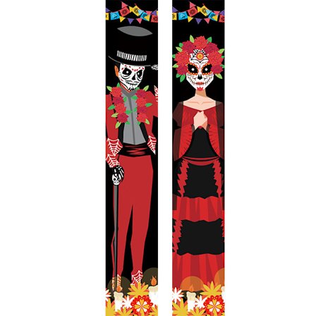 Halloween-festdekorasjon dørgardin Halloween atmosfære arrangement flagg