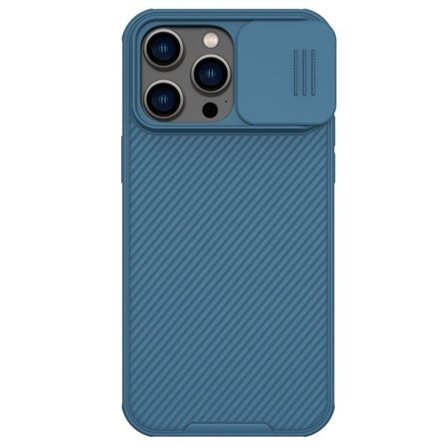 Nillkin CamShield Pro Case iPhone 14 Pro Max panssaroitu kansi kameran suojus sininen