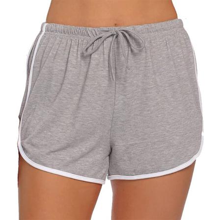 Damer Elastiska Midja Bottom Enfärgad Pyjamas