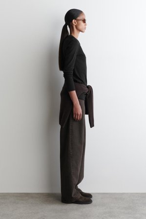 COS Femme Chaussures Épaisses En Daim in Marron