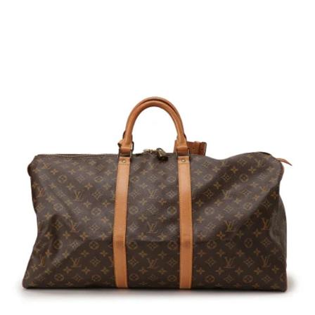 Louis Vuitton Vintage, Pre-owned Canvas travel-bags Bruin, Dames, Maat:ONE Size