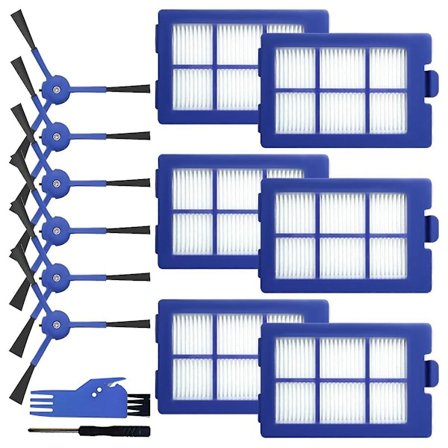 Reservedels tilbehør til RoboVac X8 Hybrid serien robotstøvsuger sidebørste HEPA filter