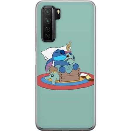 Huawei P40 lite 5G L pin kyv kuori Stitch nukkui hyvin