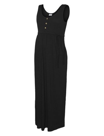 Mlivy Lia Sl Jrs Ankle Dress 2F Noos Black Mamalicious