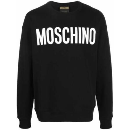 Moschino, Sweatshirt Czarny, Mężczyzna, Rozmiar: XL