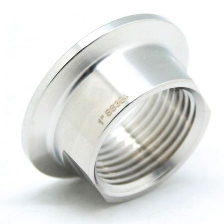 Rørfitting hunngjenget adapter Sanitær Tri Clamp