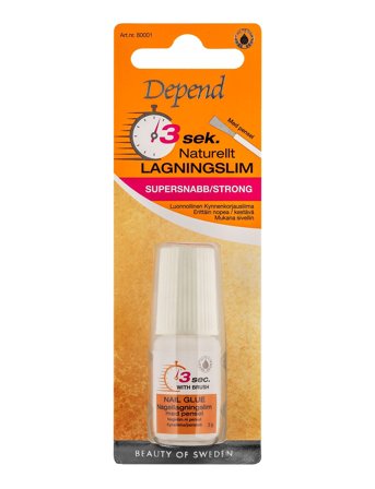Depend Cosmetic 3 Sek. Naturellt Lagningslim - Nude - ONE SIZE