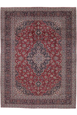 Medallion Large Keshan Rug 297X400 Wool