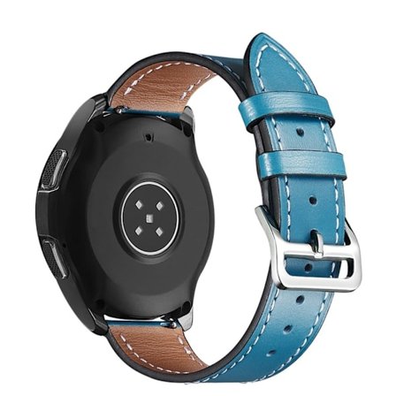 Samsung Galaxy Watch 5 / 5 Pro kuvioitu aito nahkaranneke - Taivaansininen