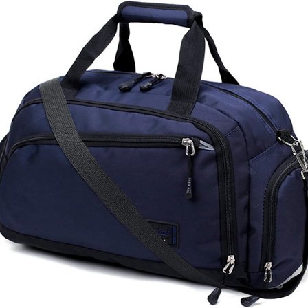 Sports taske til kvinder med skorum og vådt rum taske til sport fitness G