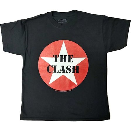 The Clash Childrens/Kids Classic Star T-Shirt 11-12 år Svart