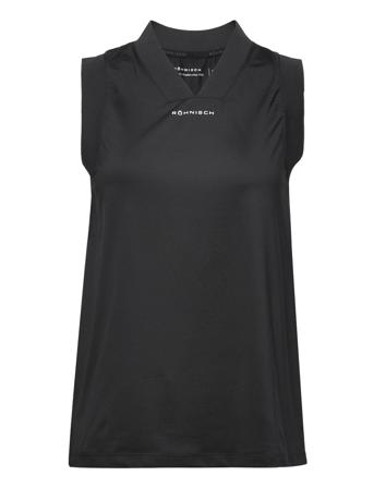 Court Light Sleeveless T-shirts & Tops Sleeveless Svart Röhnisch