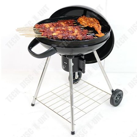Grill med kul - TECH DISCOUNT - TD Grill 22,5 - Bærbar - 54,5x54,5 cm - 8 kg