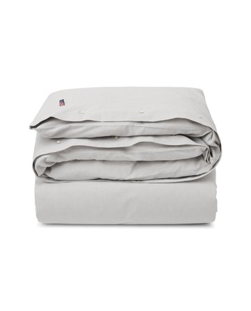 Lexington ICONS pussilakana pinpoint oxford -puuvillakangasta, harmaa