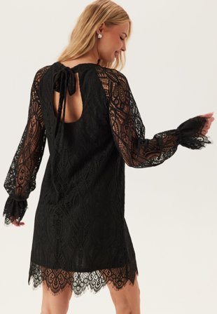 BUBBLEROOM-Lace Bow Dress-S