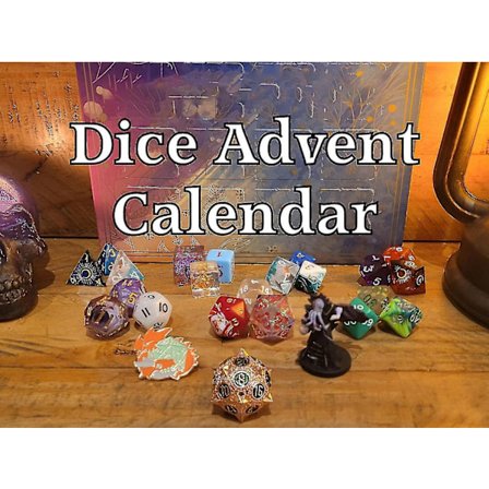 Noppajoulukalenteri 2024 yllätysjoul lahja noppien kanssa, laskea aikaa uuteen vuoteen ja jouluun