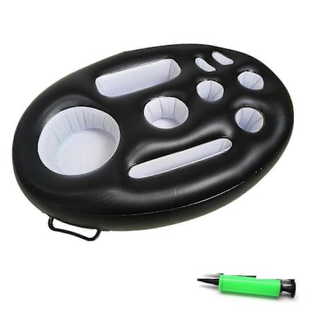 Uppblåsbar Dryckeshållare, 2-i-1 Uppblåsbar Dryckeshållare, Flytande Ölhållare, Uppblåsbar Dryckeshållare, Pool Flytande Dryckeshållare