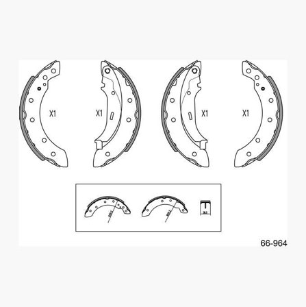 Biltema - Bremseskosett