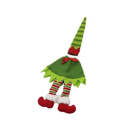 Juledekorasjoner Dukkeanheng Flaskeovertrekk Kreativ Julehatt For Eldre Sokker Sko Gave Elg Rødvinflaske[D]