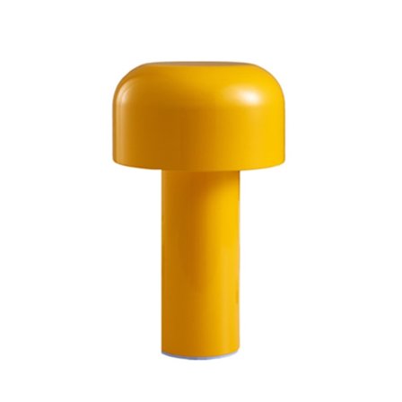 Bærbar Trådløs Berøringsgenopladelig Bordlampe USB, Gul