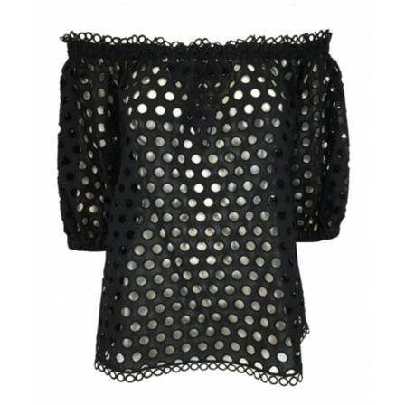 Hanita Blouses svart, Dam, Dam, Storlek: M