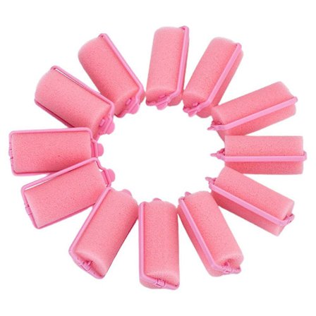 12 Or 24 Pcs Sponge Hair Rollers Foam Styling Wave Curler