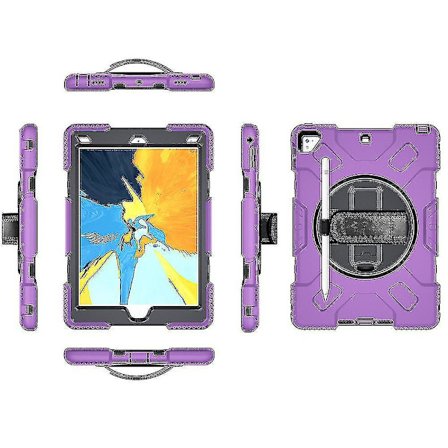 Lila - lämplig för Apple Ipad 9.7 2018 Silikon Tablettskyddsfodral Ipad Air2 Skyddsfodral