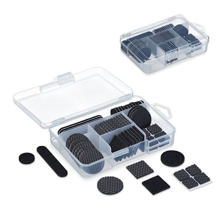 Möbelglidare av filt och EVA 136-pack