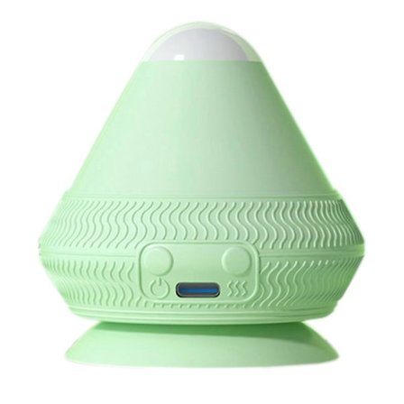 Monterbar Elektrisk Massagebold med Sugekop, Ryg- og Skuldermassagebold med Sugekop til Smertelindring