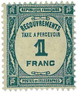 Frankrig 1927-1931 - YT TX60 - Portomærker - Postfrisk