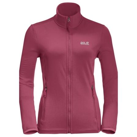Sweatshirts Jack Wolfskin Peak Grid Fleece W Rödbrunt 170 - 172 cm/L
