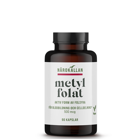 Närokällan Metylfolat 90 kapsler