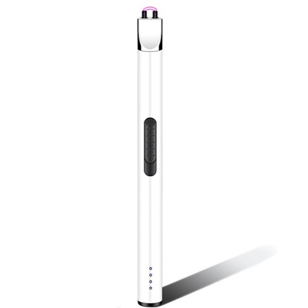 Elektrisk lysestage lighter, vindtæt flammeløs USB genopladelig plasma lysbue lang lighter til grill fyrværkeri køkken camping