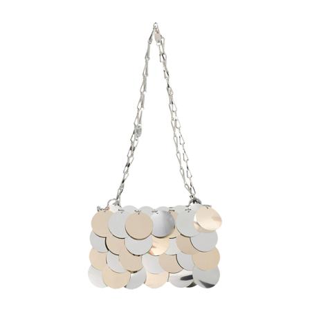 Paco Rabanne, Cross Body Bags Beige, Dames, Maat:ONE Size