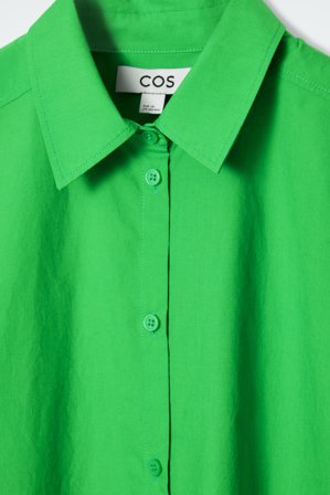 COS Koszula O Pudełkowym Kroju in Zielony