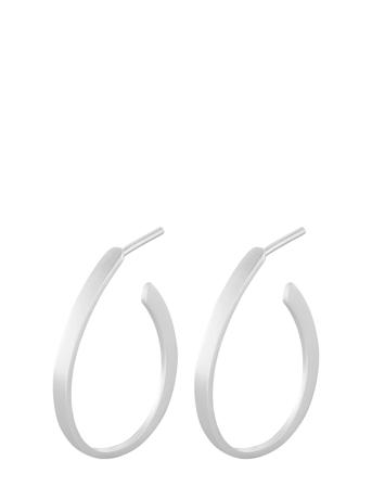 Berlin Creoles 25 Mm Designers Jewellery Earrings Hoops Silver Pernille Corydon