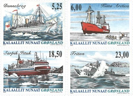 Grønland 2005 - AFA 449-452 - Postfrisk