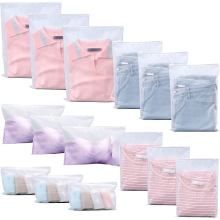 15-pack reseväskor (5 storlekar)