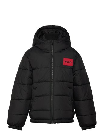 Hugo Kids Puffer Jacket - Black - 150