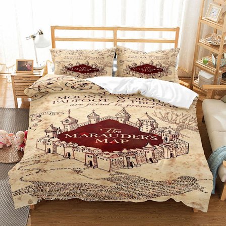 Harry Potter ja viisasten kivi digitaalisesti painettu pussilakanasetti_yux