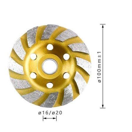 Diamantslibeskive Betonslibeskive 3 3
